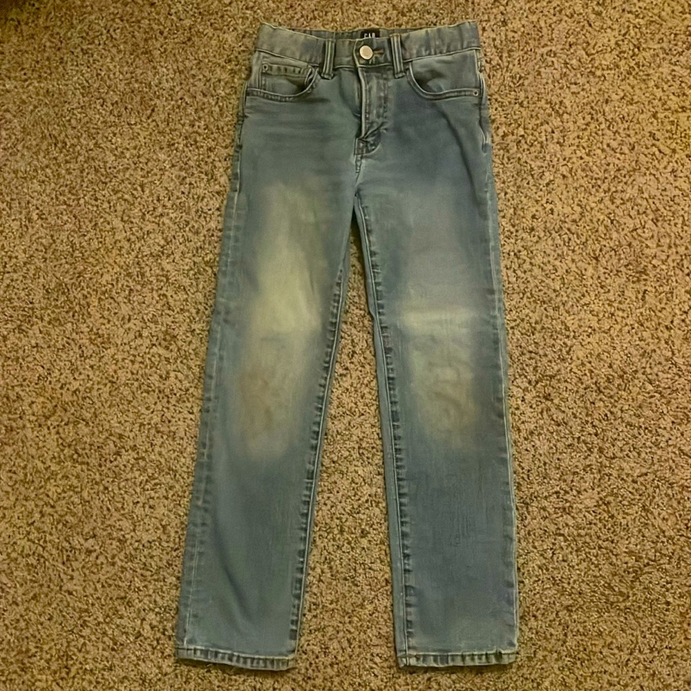 GAP Denim kids 10 Slim Stretch Straight Jeans
